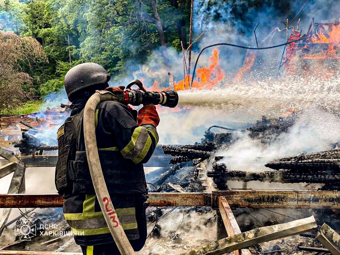 Новини Харкова: дрон знищив будинок на базі відпочинку